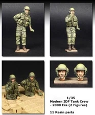 1/35 Scale Resin Figure Model Modern IDF Tank Crew Unpainted Unassembled