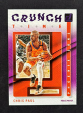 2021-22 Panini Donruss NBA Chris Paul Crunch Time Press Proof Purple #20