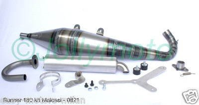 M70AC-B85 Marmitta Scarico Jollymoto Minarelli Orizzontale Aerox