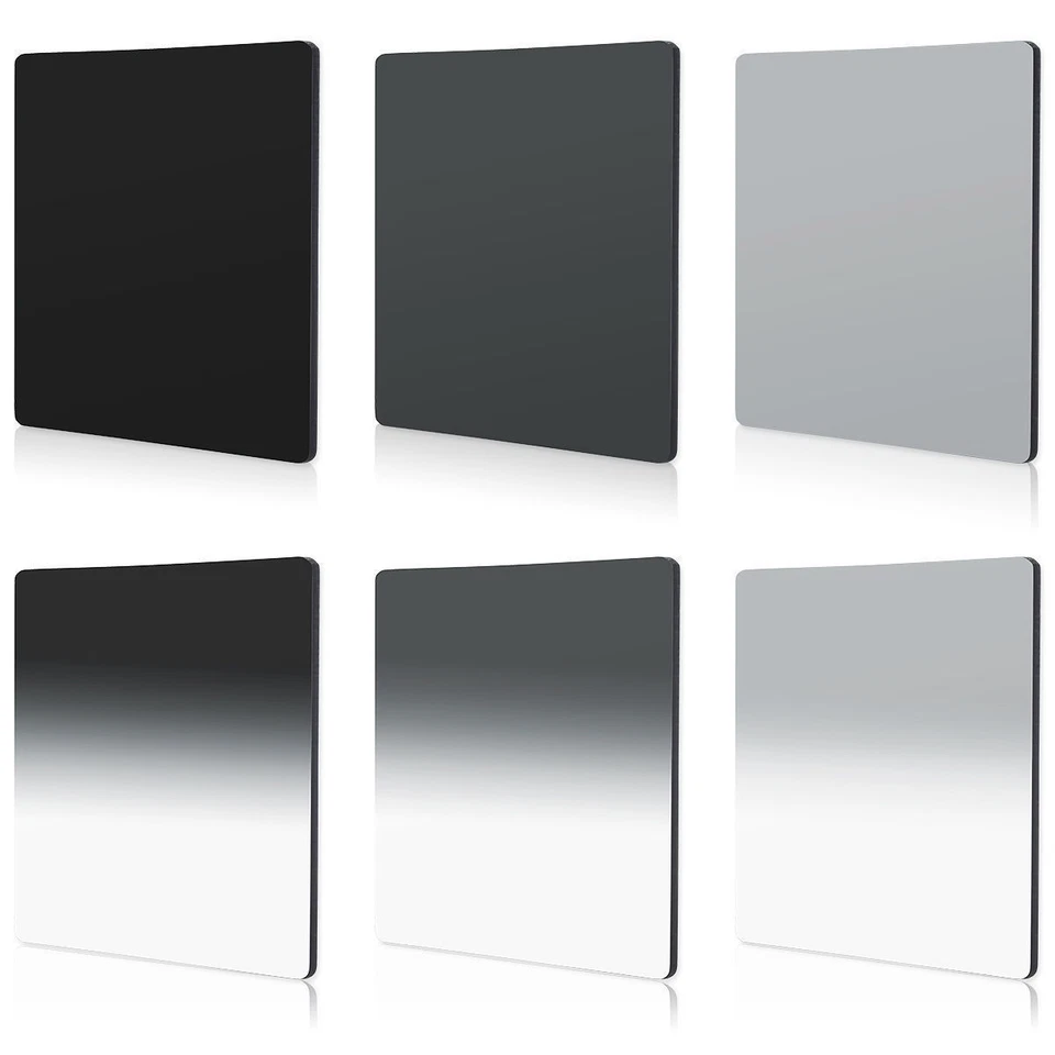 6pcs ND2 ND4 ND8 + Gradual ND2 4 8 Filter Set for Cokin P Series with Case - Image 2 of 4