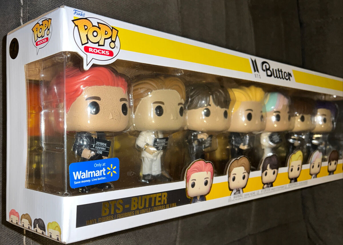 Funko Pop! Rocks: BTS - Butter 7-pack Figures (Walmart Exclusive) In Hand  Pop!