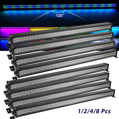 10x 336 LED Wall Washer Licht Bar 168W RGB Bühnenlicht DMX dj Show Weihnachten