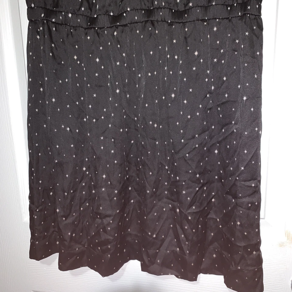 H&M black size 14 polyester short sleeve night gown - Image 3 of 4