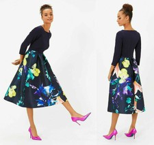 coast navy floral dress