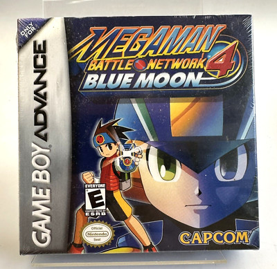 GBA Megaman Battle Network 4: Blue Moon, Neu und Factory Sealed