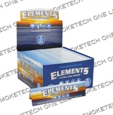 Elements King Size Wide Ultra Thin Rice Papers 50pks (Full Box)