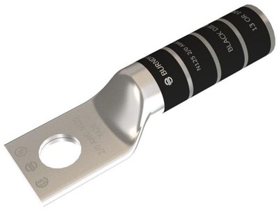 Burndy YA26N, 2/0 AWG Str Copper, 1/2'' Stud, 1-Hole, Compression Terminal, 1 pc