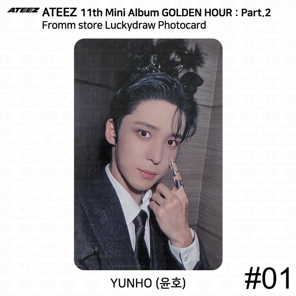 ATEEZ Golden Hour Part.2 Fromm Store Luckydraw Photocard ATEEZ Golden Hour Part.2 Fromm Store Luckydraw Photocard