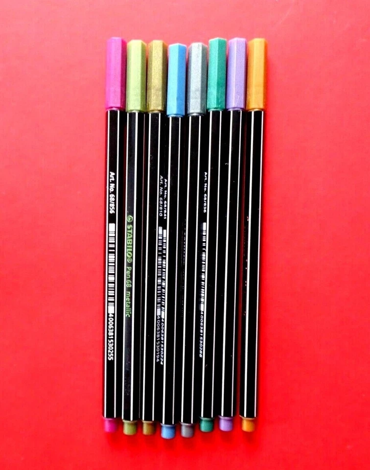 STABILO Pen 68 Filzstift Fasermaler metallic 1 Stück