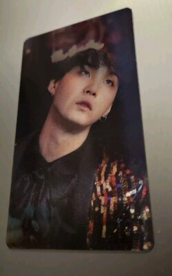 BTS Suga WINGS Concept Book Official Lenticular Photocard RARE | eBay