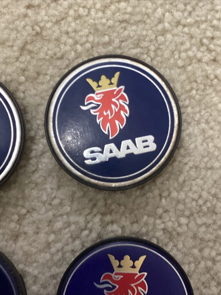 SAAB 9-3 9-5 93 95 900 9000 轮中心轮毂盖盖 OE 12802437 4 件 — 第 4/4 张图片