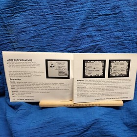 NES Nintendo Monopoly manual only no game with card chart. Complete