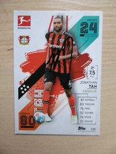 Jonathan Tah Autogramm signed TC Topps Bundesliga "Bayer 04 Leverkusen 21/22"