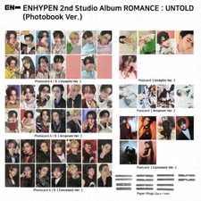 Enhypen 2nd Studio Album ROMANCE:UNTOLD Official Photocard Postcard KPOP
