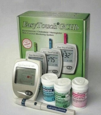 Easy Touch Blood GCU Blood Glucose Cholesterol Hemoglobin Test 3 in 1 EasyTouch