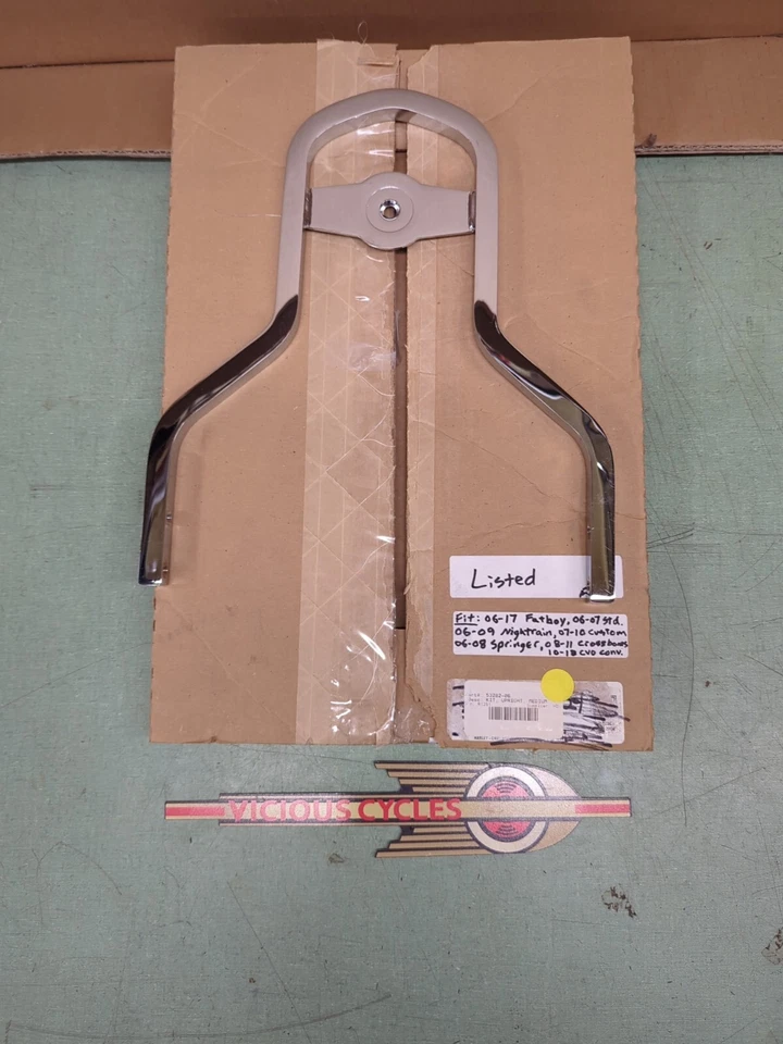 Respaldo Harley-Davidson 53282-06 compatible con Fatboy Night Train Springer 06-17 Foto 4 de 4