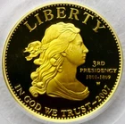 2007 W $10 Gold  JEFFERSONS LIBERTY First Spouse PCGS PR69 First Strike