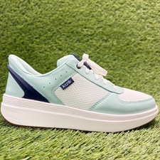 Kizik Brisbane Womens Size 6.5D Blue White Athletic Hands Free Shoes Sneakers