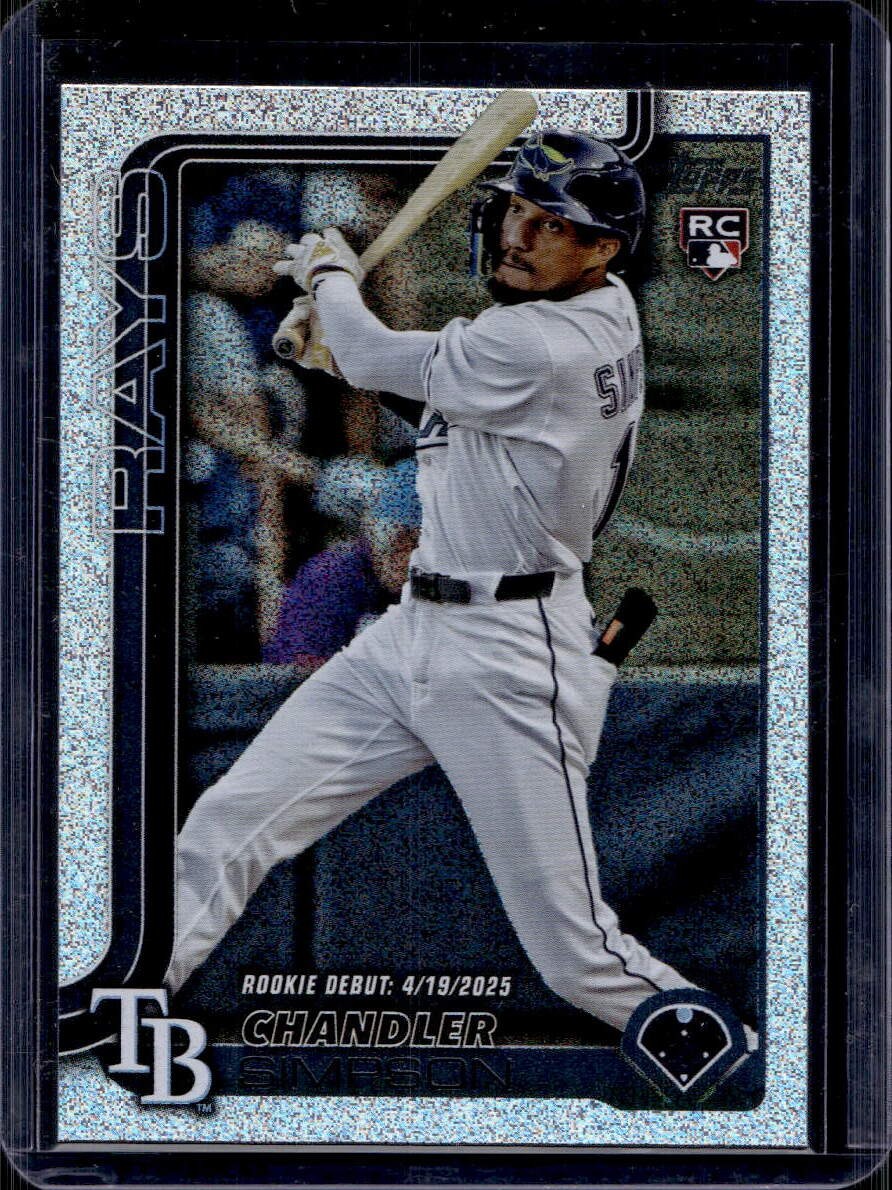 Chandler Simpson 2025 Topps Update #US349 Rookie Debut Sandglitter