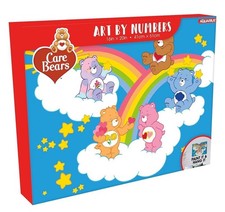 NEW Care Bears Paint Art By Numbers Craft Kit Canvas Wood Frame Painting 16x20"
