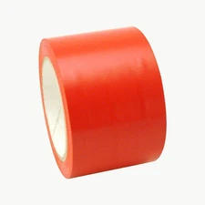 JVCC Colored Vinyl Tape (V-36): 3 in. (72mm actual) x 36 yds. (Red)