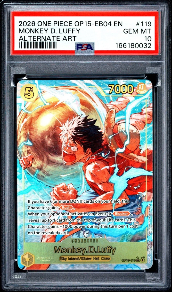 Monkey.D.Luffy OP15-119 Adventure on Kami's Island for sale | eBay