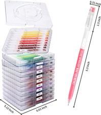 Gel Pens For Coloring, 99 Pack Colored Pens for Black Paper  White Paper, 0....