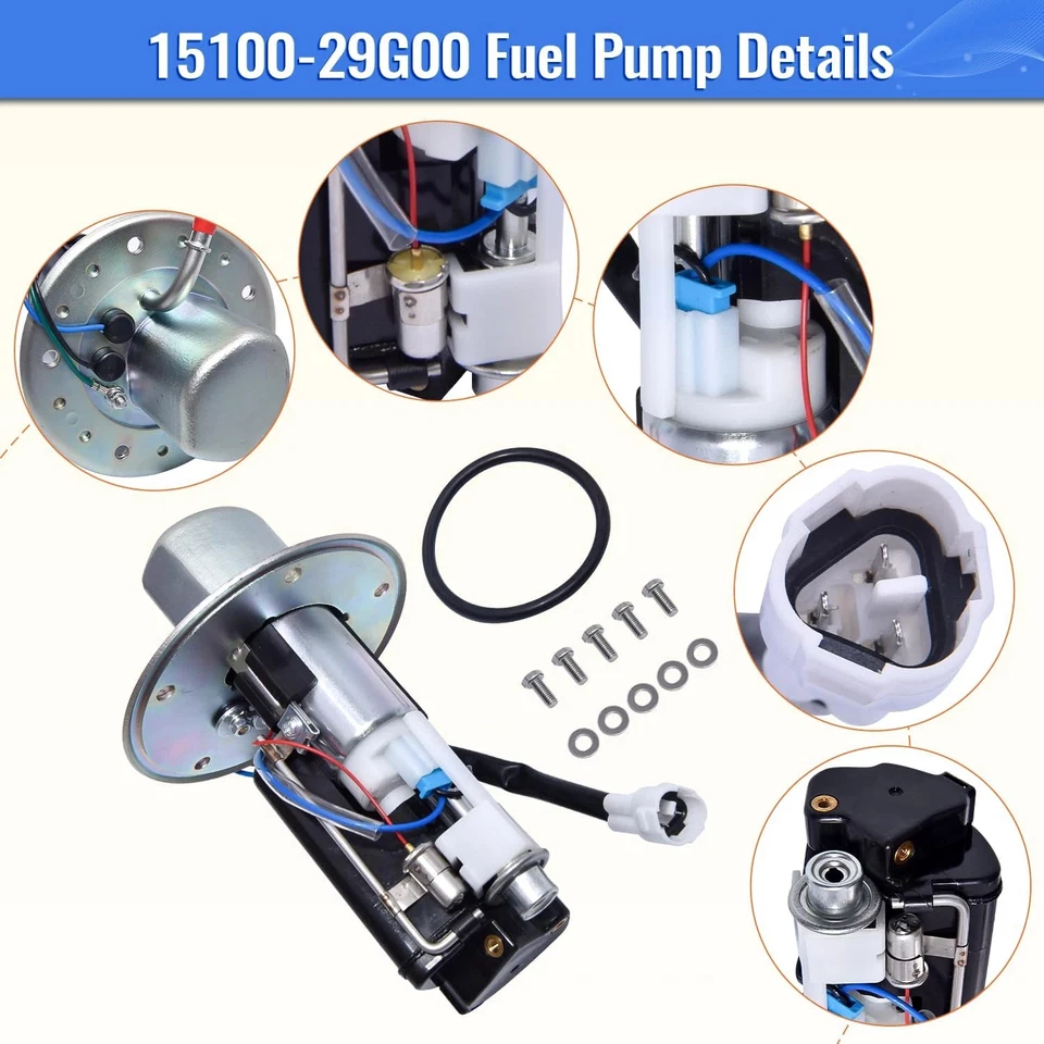 Nuevo conjunto de bomba de combustible para Suzuki 2004-2005 GSXR 600 GSXR 750 15100-29G00 EE. UU. Foto 4 de 4