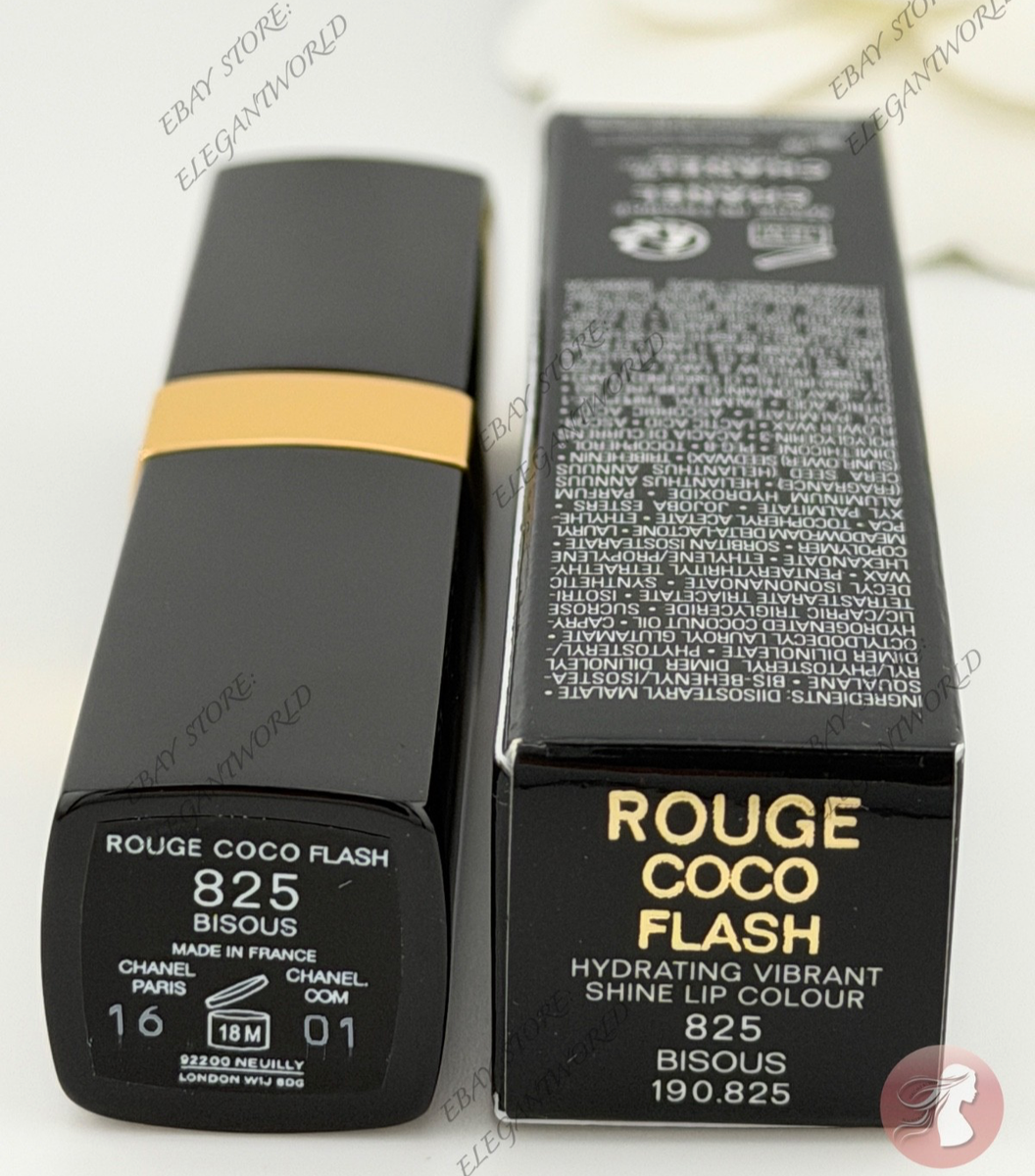 CHANEL Rouge Coco Flash Hydrating Vibrant Shine Lip Colour #825