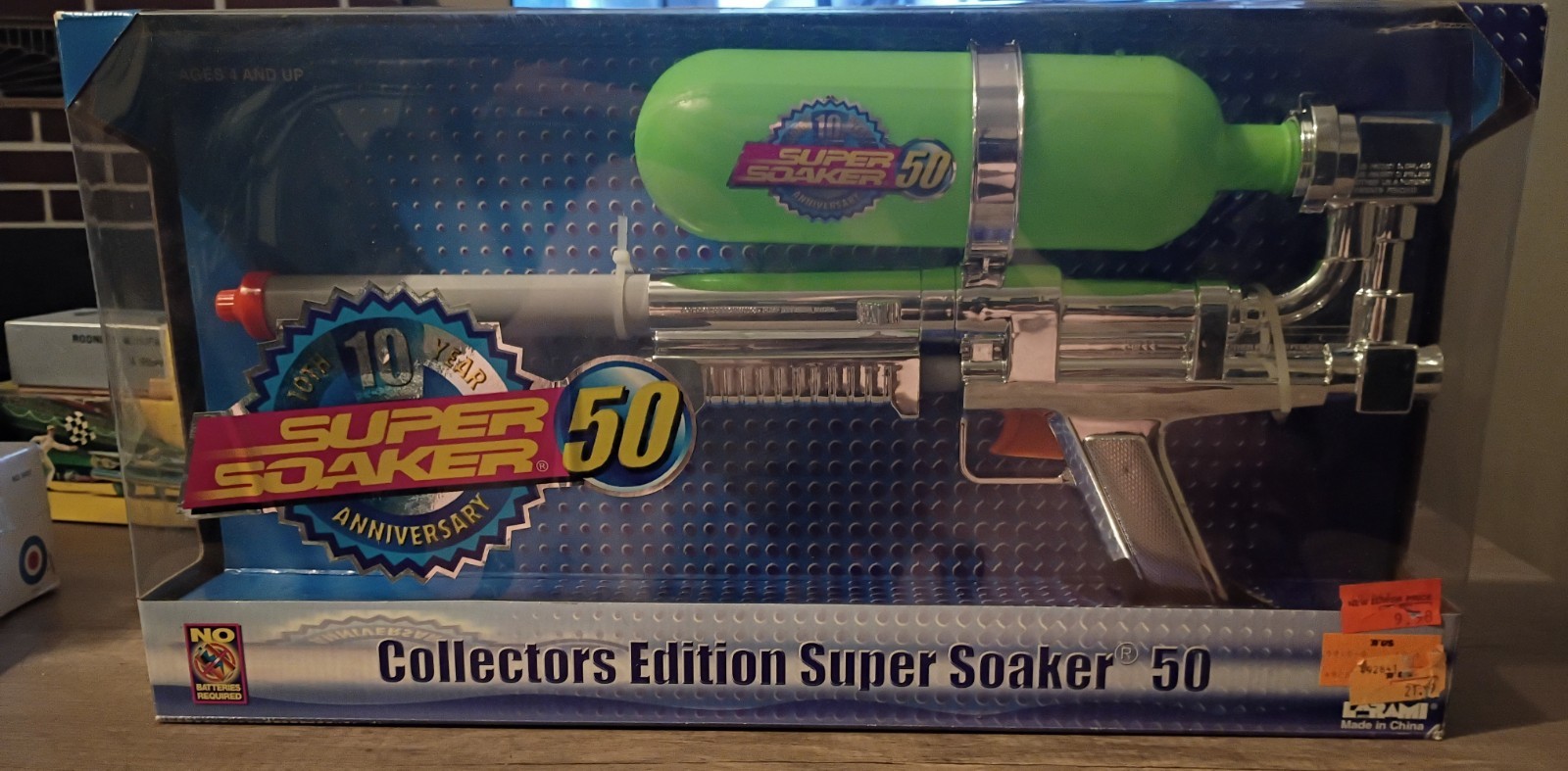 Larami Super Soaker 50 Collectors Edition 10th Anniversary Green Reservoir