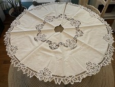 New Christmas Tree Skirt Cutouts 44” Diameter Cotton