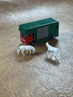 VINTAGE LESNEY MATCHBOX # 17 HORSE BOX 1969 Ergomatic Cab & Two Horses