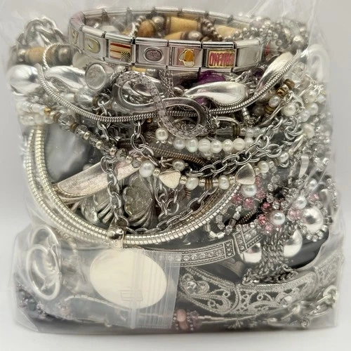 Vtg Silvertone 925 Jewelry Collection Lot Signed Multi Maker Patina Estate 2/26