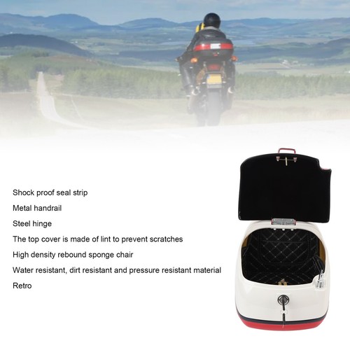 Motorcycle Top Box Safety Lock Motorcycle Tail Box Water Resistant Fashionable - Picture 17 of 24