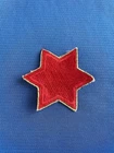 WWII 6th Infantry Division Patch ~ US Army Military Red 6 Sided Star WW2