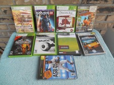 LOT OF 9 EMPTY XBOX XBOX 360 VIDEO GAME CASES. NO GAMES INCLUDED