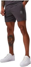 Image of Gym King Men's Pro Jersey Shorts Graphite Mens Gym Wear Medium New