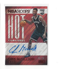 2015-16 Panini NBA Hoops Red Hot Signatures Insert #HS-CM Chris McCullough 06/25