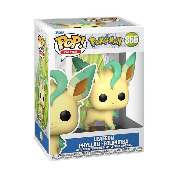 Gadget -D- Pokemon: Funko Pop! Games - Leafeon (Vinyl Figure 866) Funko-image