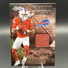 2025 Panini Absolute - Ground Hoggs #GHM-JCO James Cook /115 Buffalo Bills