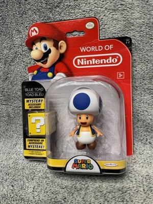World of Nintendo Blue Toad Super Mario Bros Series 1 2 Jakks Pacific 4