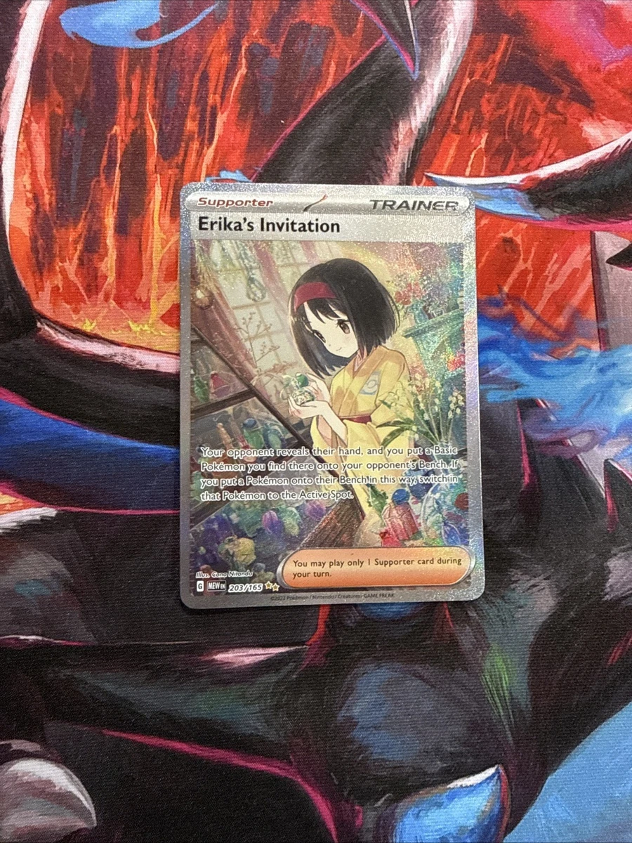 Pokemon Erika's Invitation 203/165 SIR Full Art Scarlet & Violet