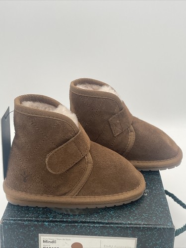 Emu Australian Sheepskin Boots Age 12-18 Months Mindil Chesnut CS3 New - Picture 6 of 6