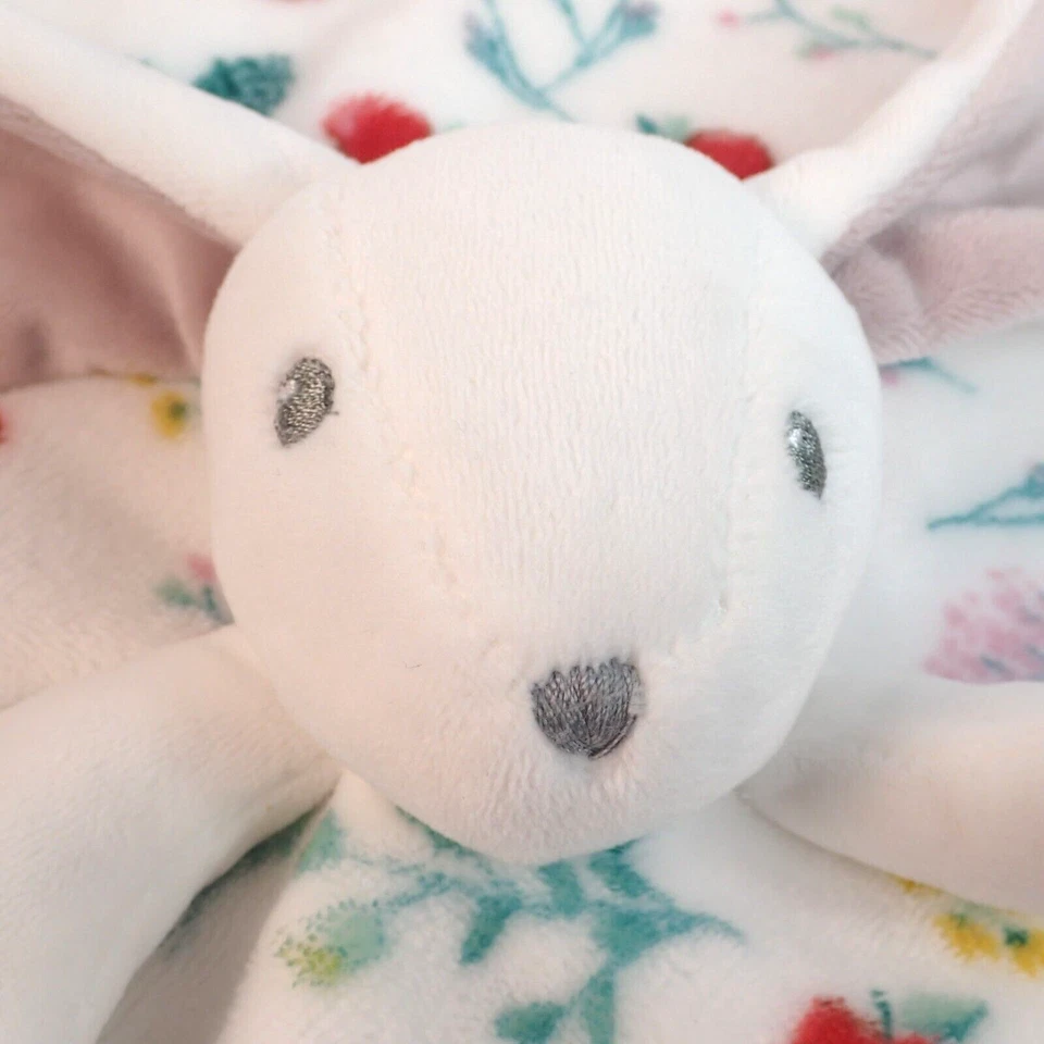 Mantas Y y Más Allá Peluche CONEJITO Manzanas Flor Lovey Manta de Seguridad 15" Foto 3 de 4