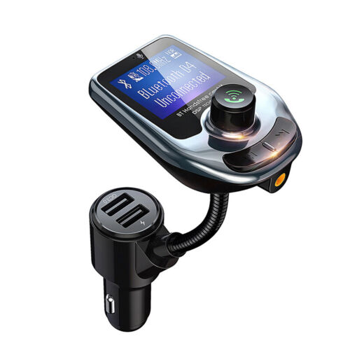 12-24V Car Cigarette Lighter Socket MP3 Dual USB Charging Transmitter Bluetooth - Picture 1 of 11