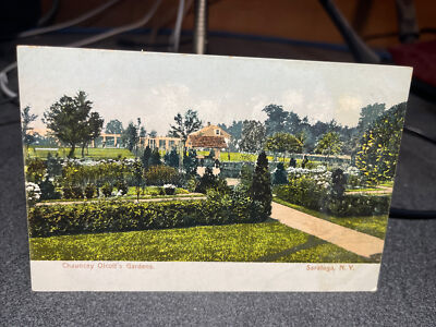 Chauncey Olcott s Gardens Saratoga New York Postcard￼