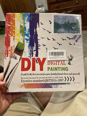 Diy digital painting acrylin pigment 