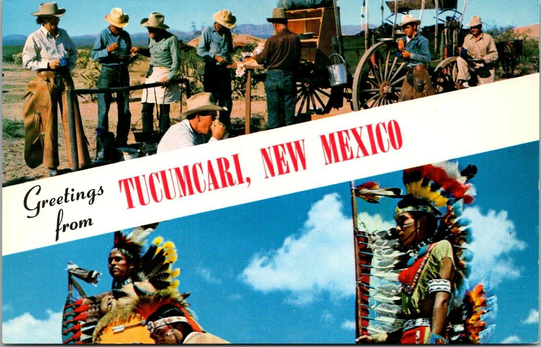 Tucumcari New Mexico Route 66 Cowboys Chuckwagon Native Peoples