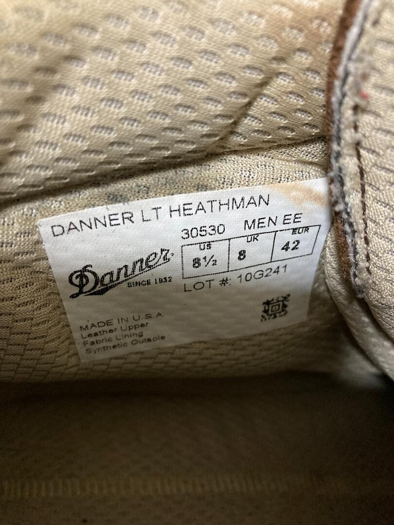 DANNER ダナー30530 HEATHMAN ヒースマンUS8.5EE｜ファッション