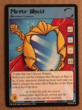 Neopets Card Base Set Rare Mirror Shield 68/234. 2003